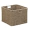 Household Essentials Seagrass Square Wicker Basket